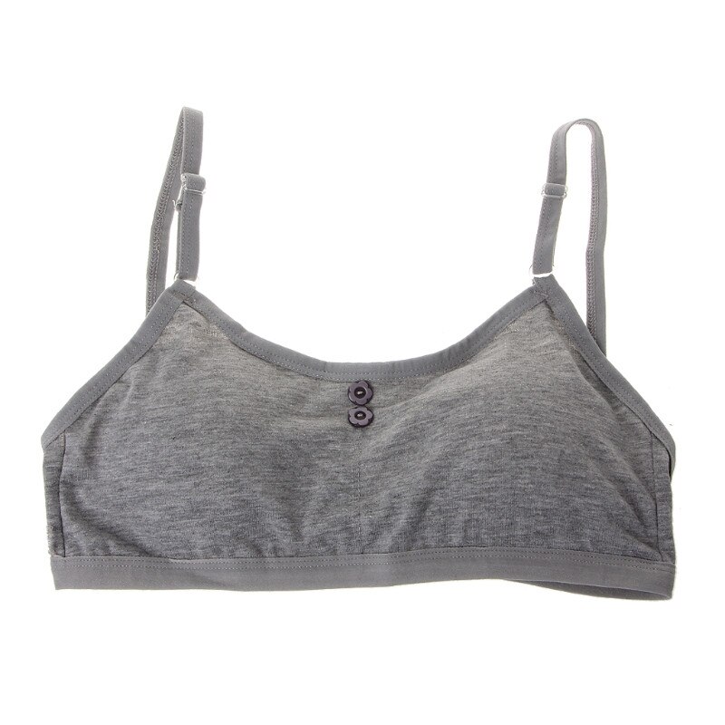 Ropa interior de algodón suave y sólido para chicas jóvenes, ropa interior transpirable para chico y adolescentes: GY