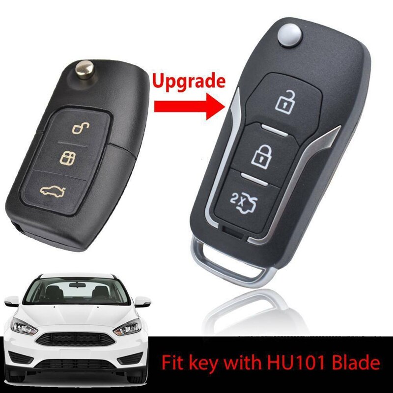 Auto Afstandsbediening Sleutel Shell Remote Key Case Cover Voor Ford Focus Fiesta Mondeo S-Max C-Max