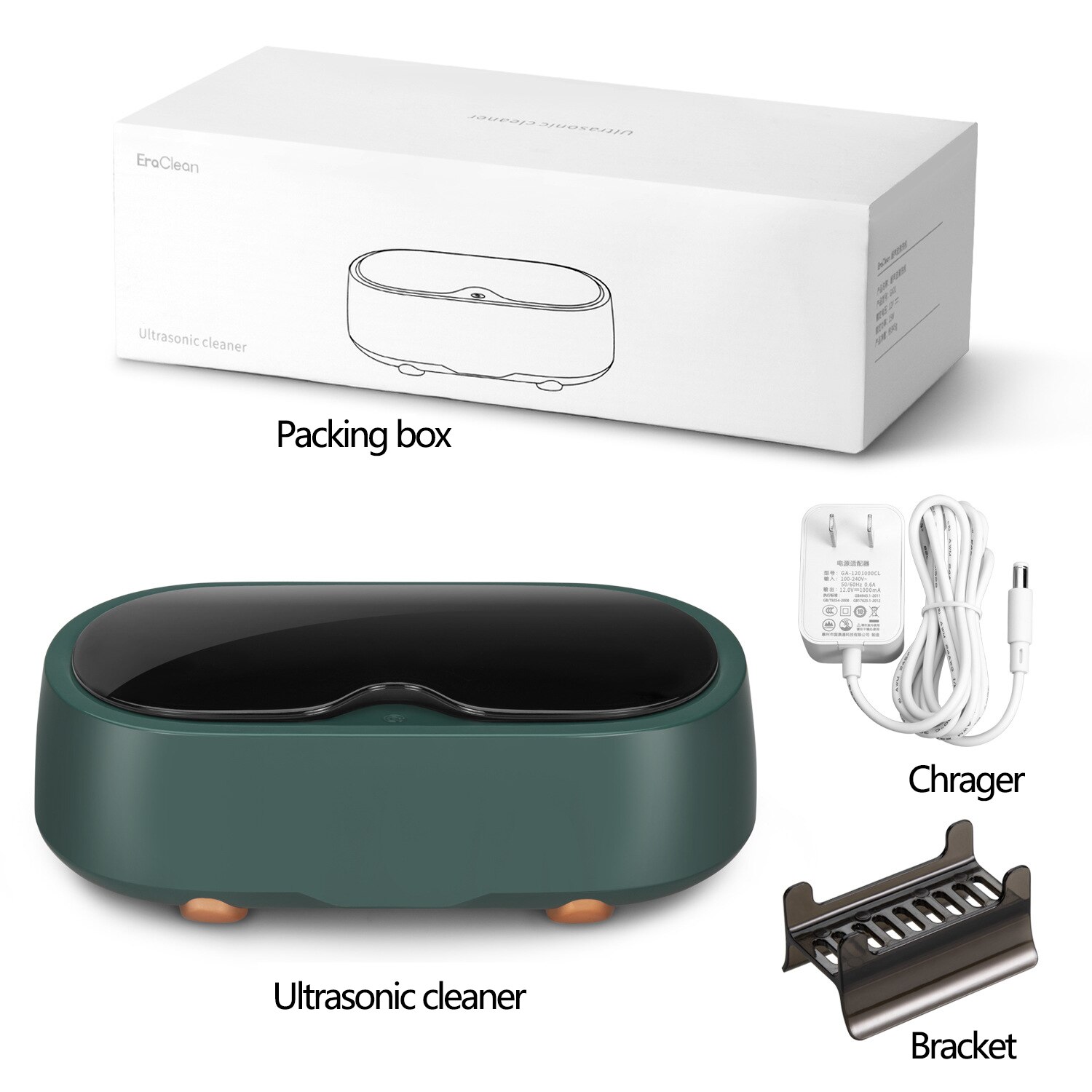 47kHz Ultrasonic Cleaner Glasses Cleaning Machine Jewelry Watch Cleaner Personal Care Portable Ultrasound Sterilizing Machine