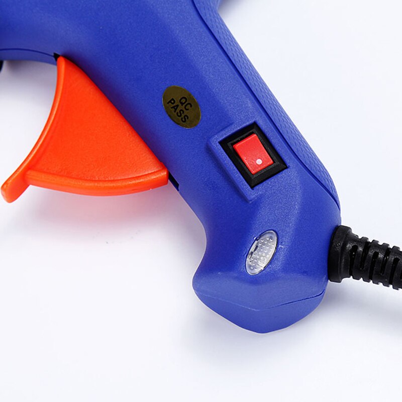 20W Melt Lijmpistool Met 7Mm Lijm Sticks Industriële Mini Guns Thermo Elektrische Warmte Temperatuur Reparatie Tool Diy