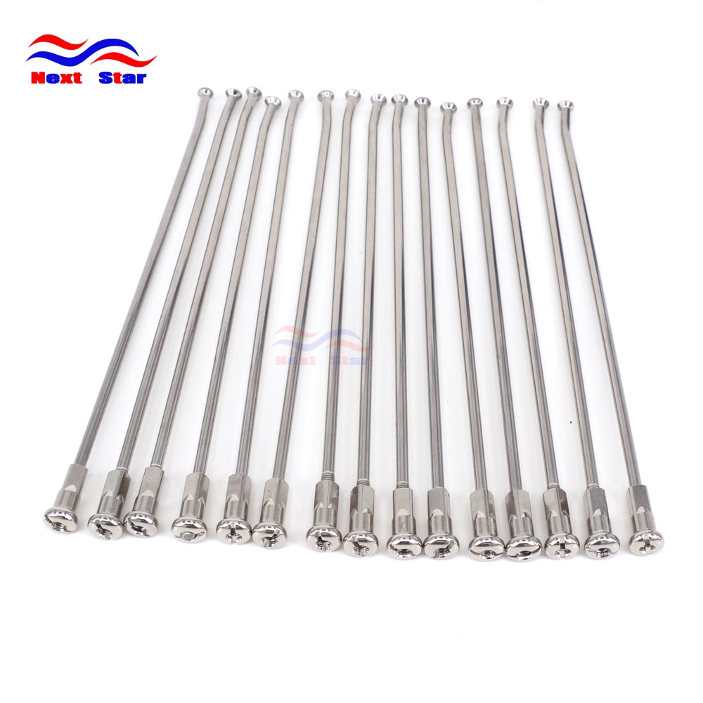 GBXVEMIAO 36 Stks Fiets Spaken & Tepels – 13G, 2,2 Mm, J-Bend, 100-300 Mm, RVS, Zwart, Voor Elektrische Fietsen