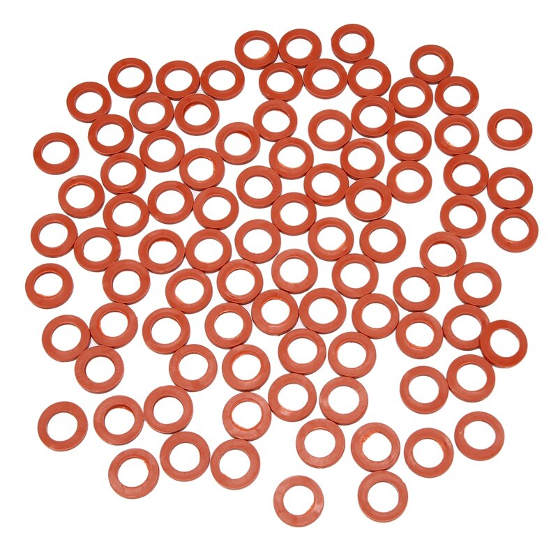 Outdoor Garden Hose Rubber Washer Gasket, 90Pcs Red O-Rings Rubber Washer Gasket Combo Pack For 3/4Inch Garden Hose And Water Fa