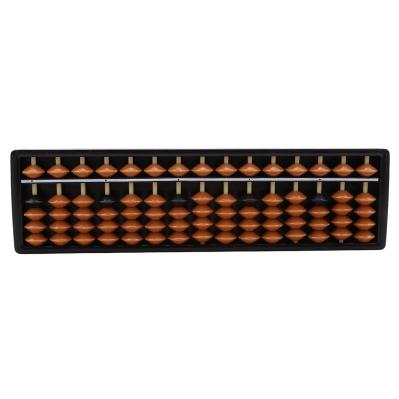 Herramienta aritmética de plástico para aprendizaje de matemáticas, Abacus de 15 dígitos, para chico, novedad