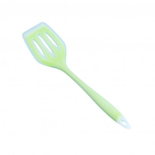 Food Grade Silicone Slotted Turner Nonstick Hollow Kitchen Utensils Spatula for Cooking