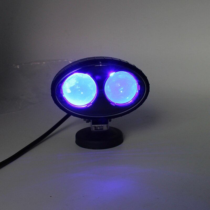 YnGia Luce del carrello elevatore a LED 20 W Blue Safety Light, 2PCS Warehouse Safety Warning Light Motorcycle Fog Light Luce LED LED 12-80V per trattore per camion da auto fuoristrada pesante