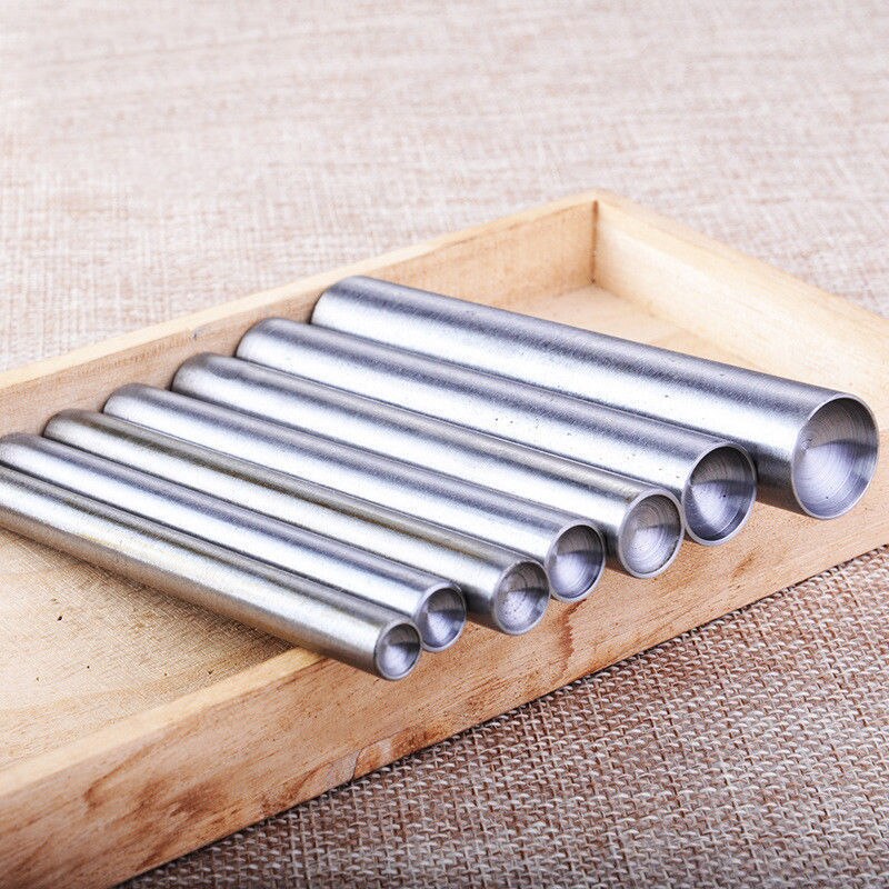 Mushroom Domed Snap Rivet Fixing Punch Tool Steel Spike Studs Setting DIY Hand Leathercraft Tools