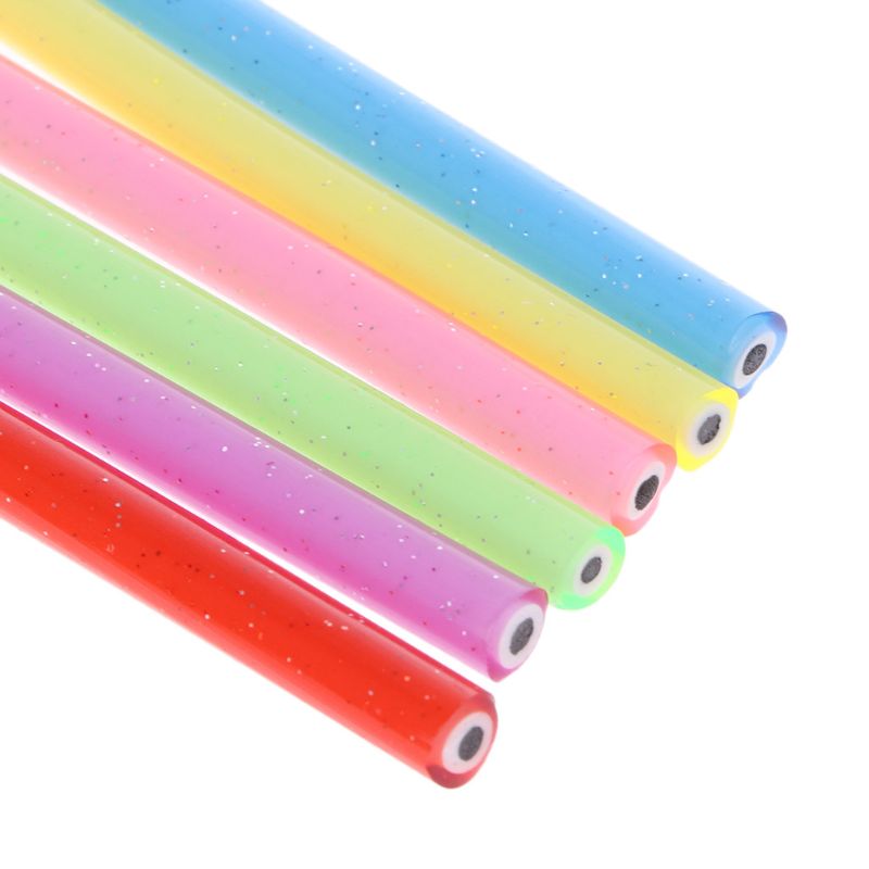 12PCS Flexible Bendy Pencils Kids Toy Bendable Writing Pencil Set Party Favor Pencils Back to School Supplies