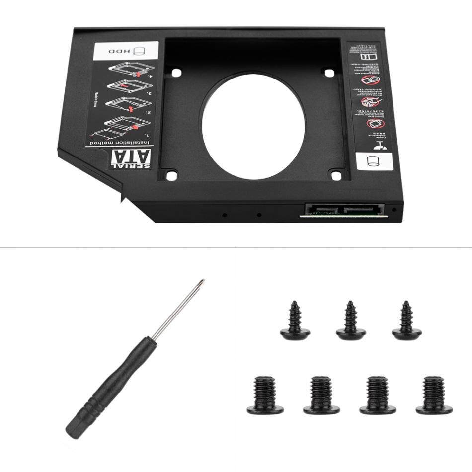 Vbestlife 2.5 " sata hdd ssd kabinet harddisk bay caddy optisk dvd adapter til bærbar 9.5mm or 12.7mm dobbelt