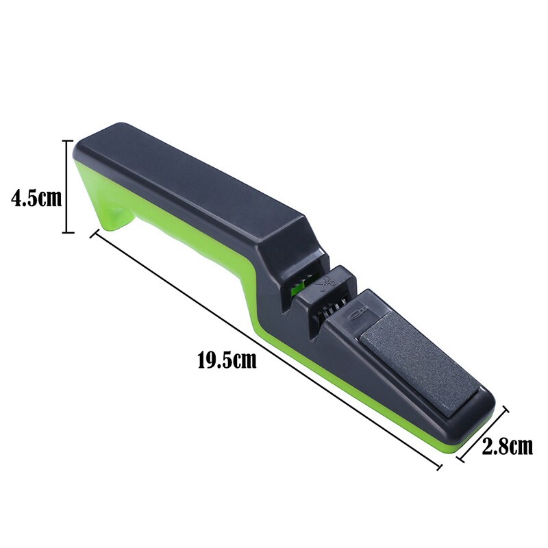 Sacapuntas con manilla Manual de Premium para cocina, herramienta para tijeras, Cuchillos con Base antideslizante empaquetado en caja, x 28x45mm, 1 ud.: Default Title