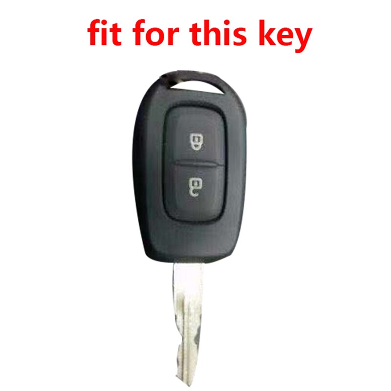 Silicone Car Key Cover Case Holder for Renault Dacia Dokker Duster Logan Laguna Scenic Master Megane 2 Button Remote Key Cover