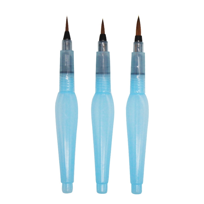 Stor kapacitet genopfyldelig pensel vand pensel blæk pen akvarel blød kalligrafi skrive pensel tegning kunst forsyninger maling
