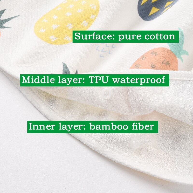 TPU Baby Diaper Skirt Infant Waterproof Toilet Training Pants Anti-Urine Bed Wetting Night Urine Artifact Children Cotton Diaper