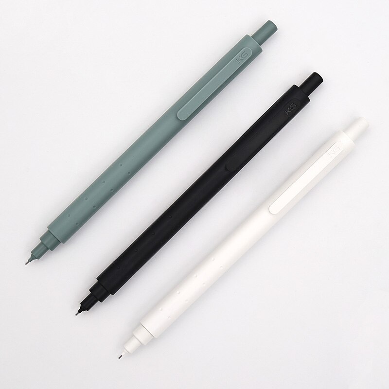 1PC Kaco Mechanical Pencil Green Black White HB 0.5mm Automatic Pencils for Sketching Drawing Propelling Pencil School Supplies