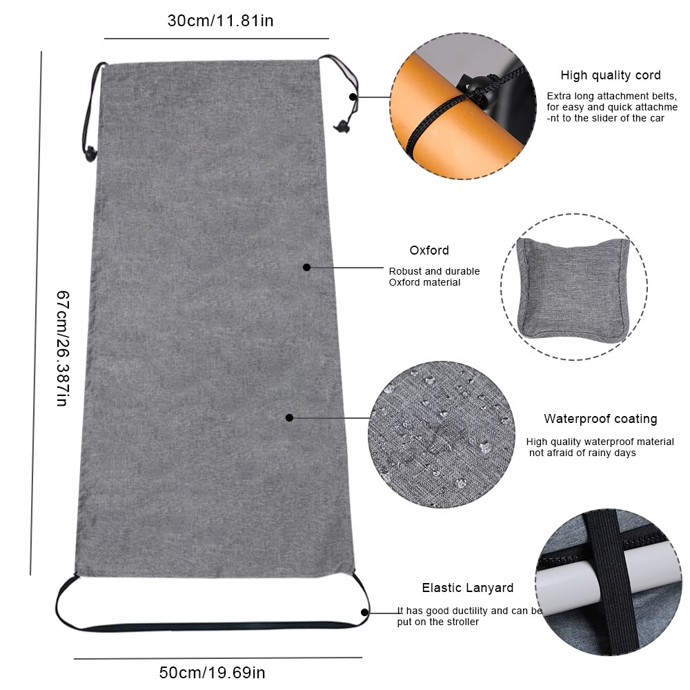 Universal Kinderwagen Accessoires Zonnescherm Zonneklep Vervoer Luifel Cover Voor Baby Zuigelingen Autostoel Uv-bestendig Hoed: grey