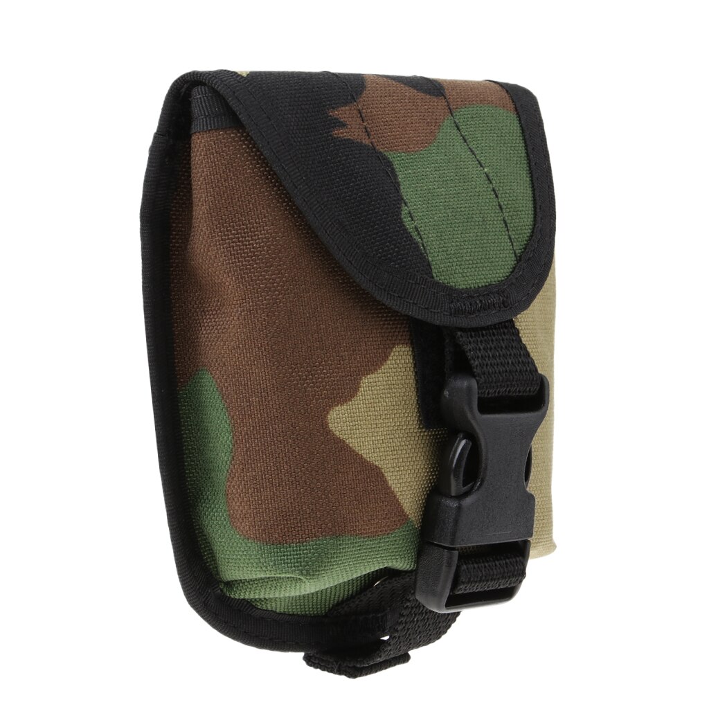 2KG Empty Single Weight Pocket Pouch For Scuba Diving Snorkeling Accessories: Green Camo