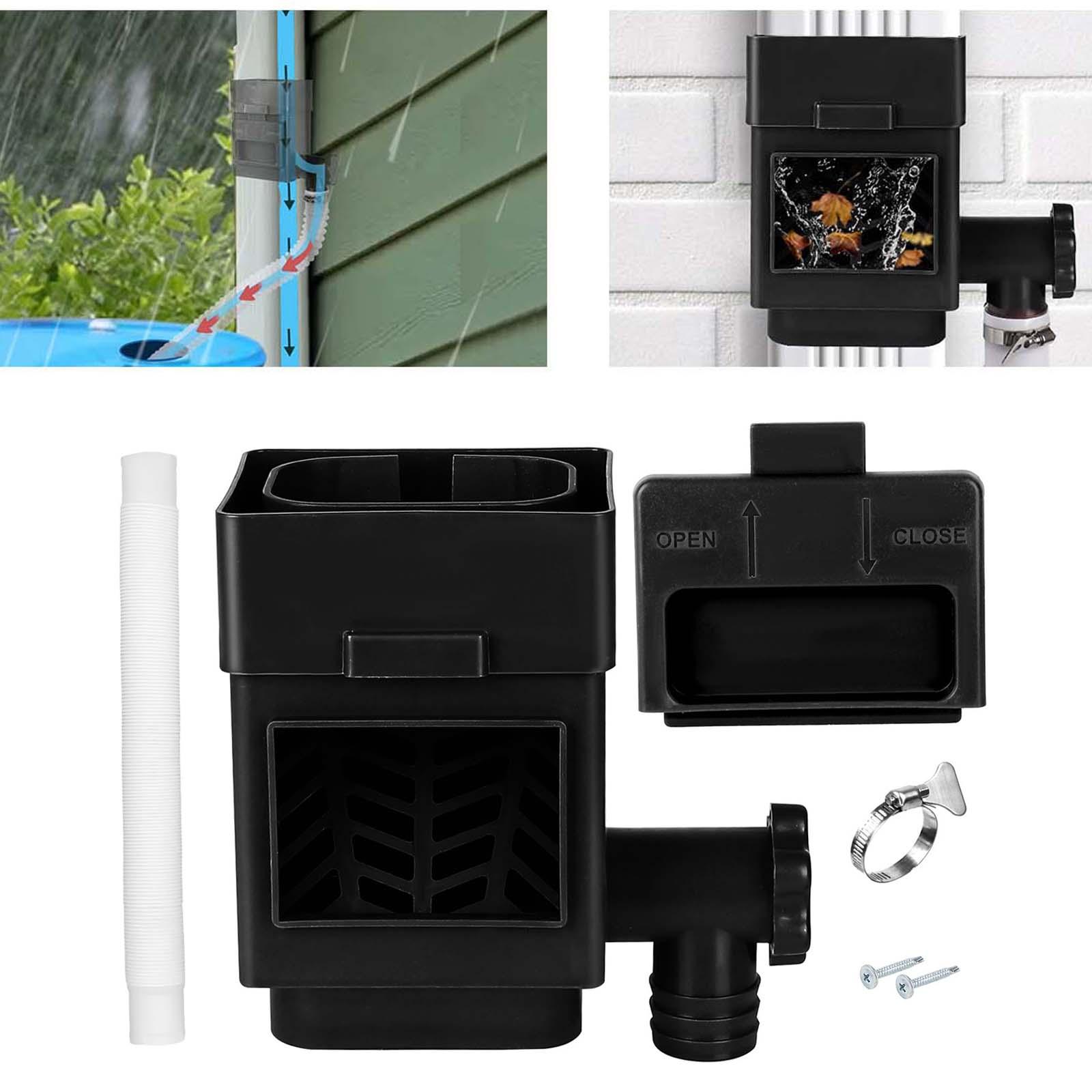 Rain Water Collection System High Performance Accessories Rainwater Collector for Downspouts Lawn Watering Backyard Gardening