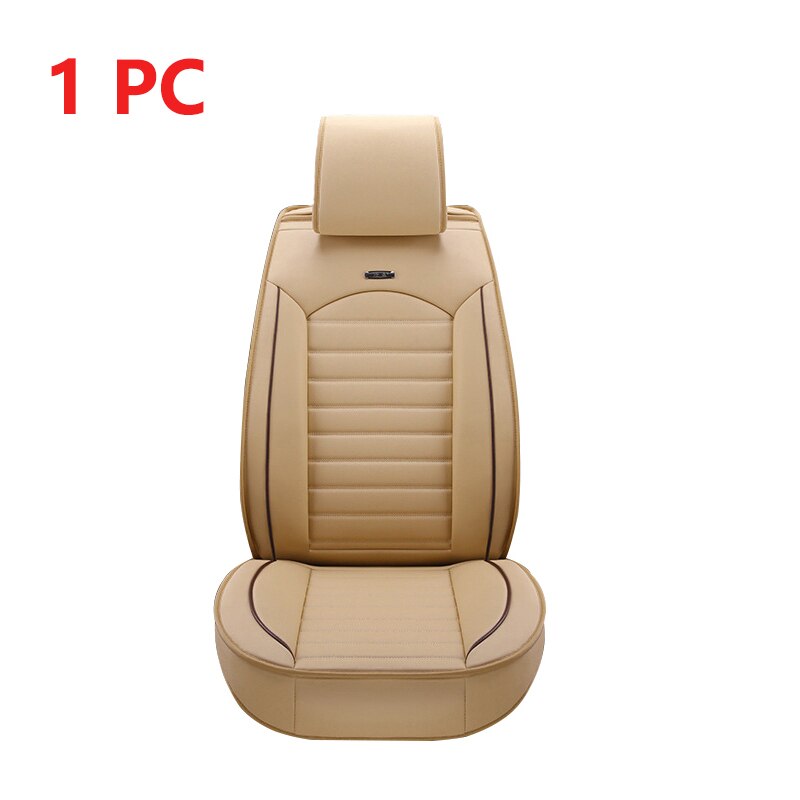 Skórzane uniwersalne pokrowce na siedzenia samochodowe Alfa Romeo wszystkie modele 147 giulia Stelvio wnętrze auta obejmuje części do wnętrza akcesoria: 1 beige front S