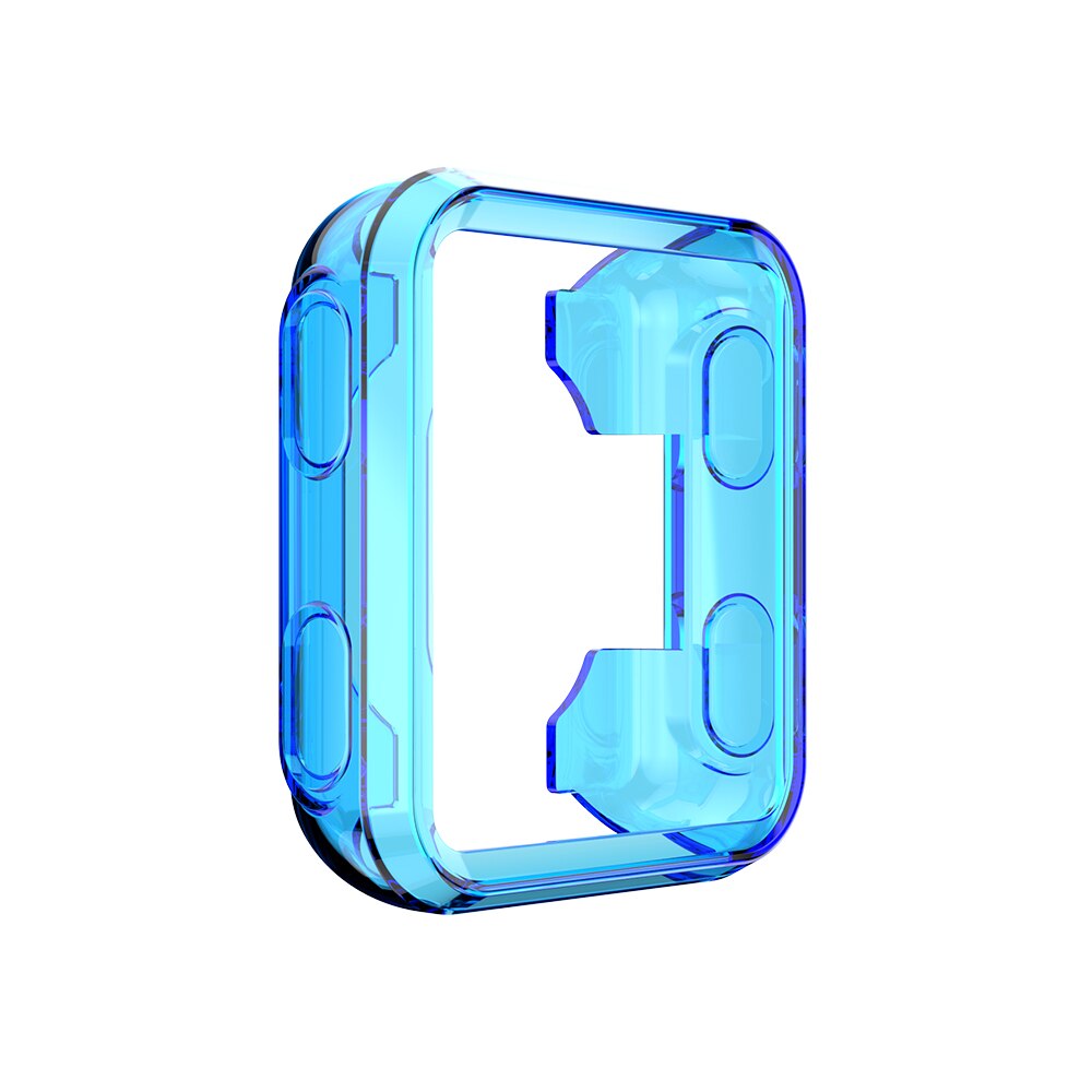 Tpu Beschermhoes Cover Voor Garmin Forerunner 30 35 Horloge Gevallen Protector Shell Frame Accessoires: Blauw / Forerunner 35