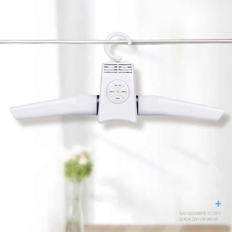 US/EU Plug Electric Drying Rack Smart Hang Clothes Dryer Portable Outdoor Travel Foldable Mini Intelligent Shoes Clothing U1JE