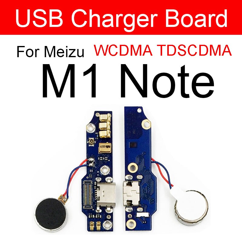 Usb-opladning oplader jack port board til meizu meilan  m1 m2 m3 m3s m5 m5s m6 s6 u10 u20 max note usb stik oplader board: M1 note
