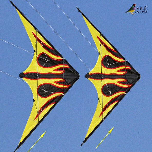 Outdoor Fun Sports 1.6m Dual Line Stunt Kite With Handle And Line Good Flying