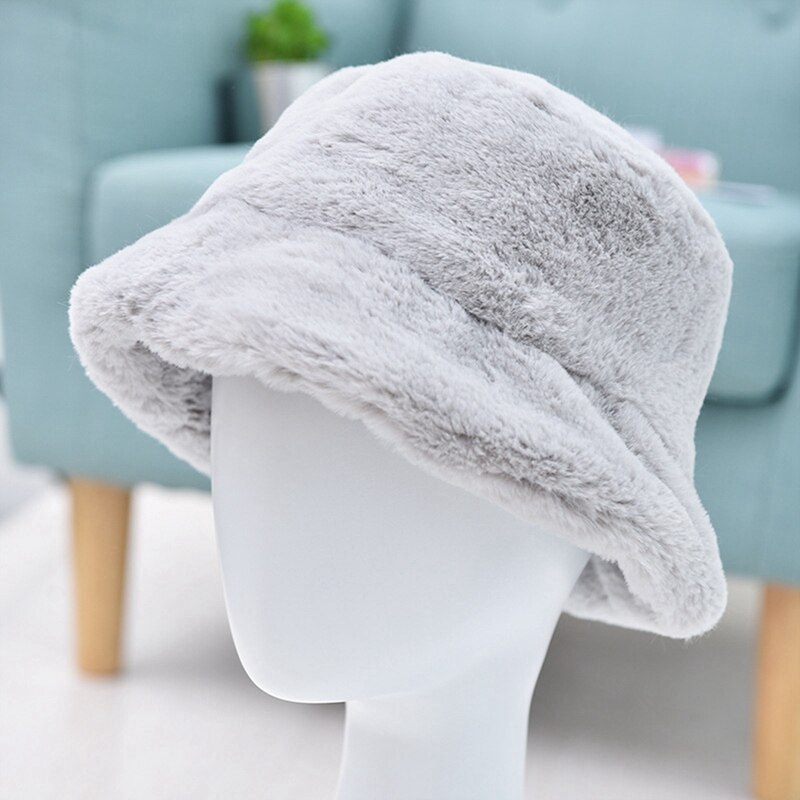 Chapeau en peluche pour femmes, coréenne, coupe-vent tendance, chapeau à bord plat, large, automne et hiver: LGY