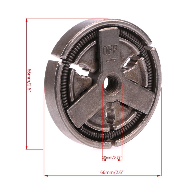 Universal Gasoline Chainsaw Drive Clutch For 45/52/58CC Replacement Spare Parts 62KD