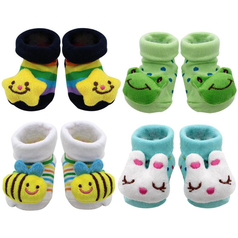 Baby Cute Cartoon Socks Newborn Baby Anti-Slip Indoor Floor infant Socks Shoes Boots Kids Clothes Accessories