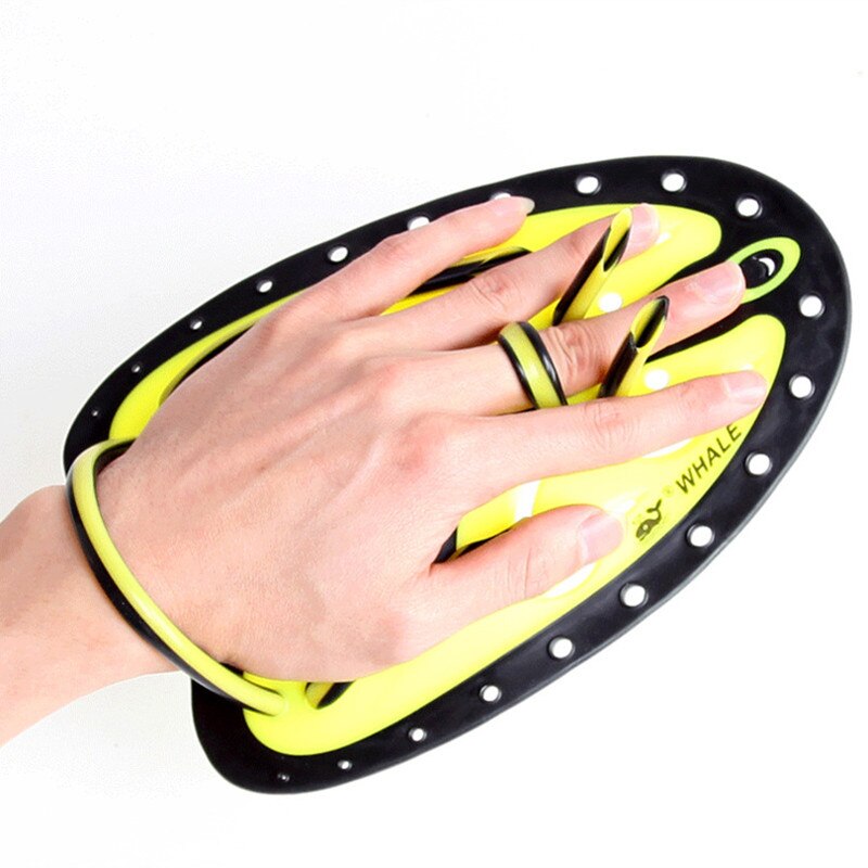 Gozluk justerbar silikon hand simning trax paddlar fenor flipper simhud träning pool dykning neopren hand handskar padel aletas