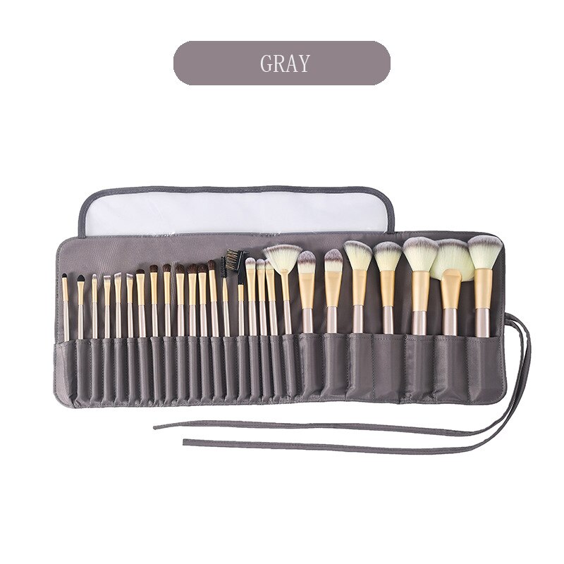 Beroep Make Up Borstels Organizer Draagbare Make-Up Borstel Case Lege Cosmetische Houder Reizen Make Up Gereedschap Tas Pouch Pocket: Grijs