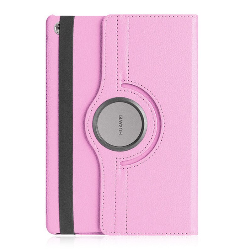 360 giratoria de la PU Funda de cuero para Huawei MediaPad M5 Pro 10,8 lite 10,1 8,4 BAH2-W19 JDN2-AL00 SHT-AL09 CMR-W09 Tablet caso: Rosa / For Huawei M5 8.4
