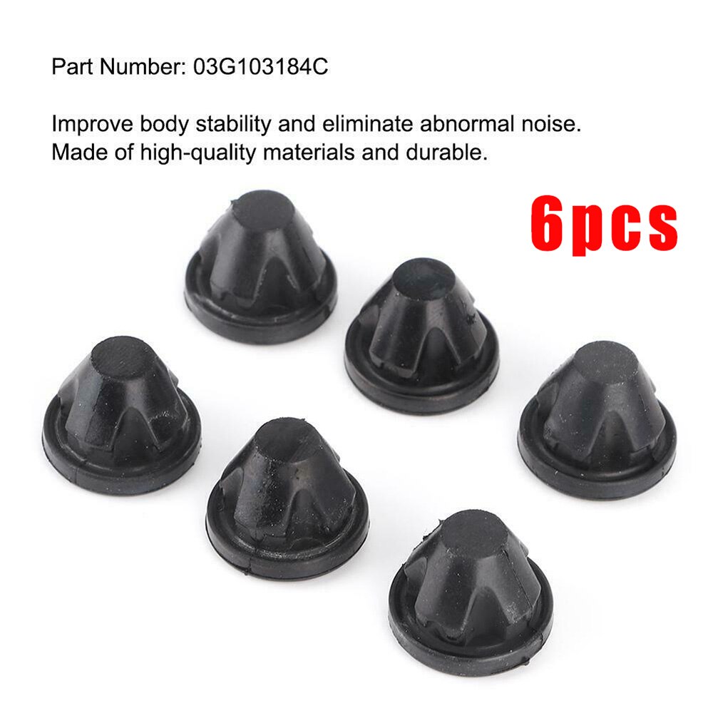 Funda para lavadora 03G103184C, 03G, 103, 184 C, Para Bora, Golf, 6 uds., junta de tapa del motor