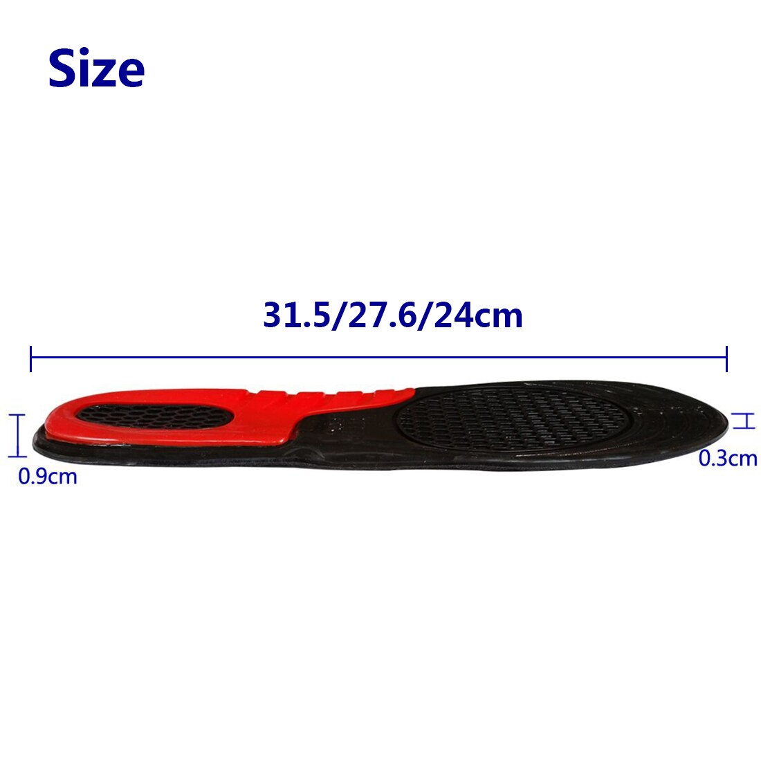 Skoputer ortotisk buestøtte masserende silikon anti-skli gel myk sportssko innleggssålepute for menn kvinner innleggspute 1 par