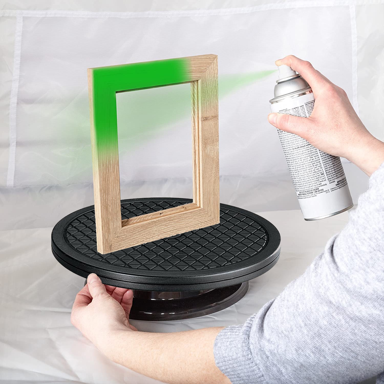 25cm dovne susan drejeskive keramik hjul plast roterende display stand model skulptur fremstilling platform dreje bord keramik værktøj