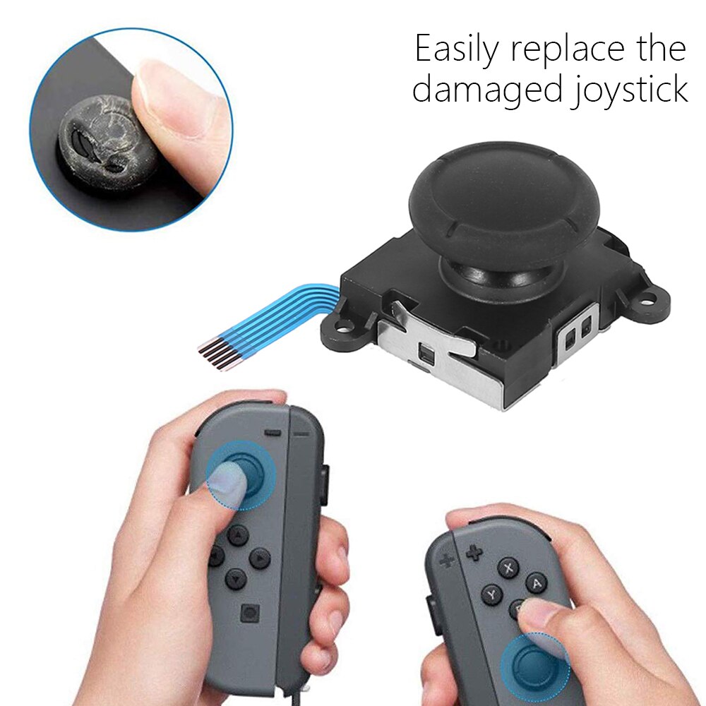 3D Joystick for NS Joy Con Nintend Switch/LITE Left Right Analog Sticks Replacement for Joy Stick Controller Repair Accessories