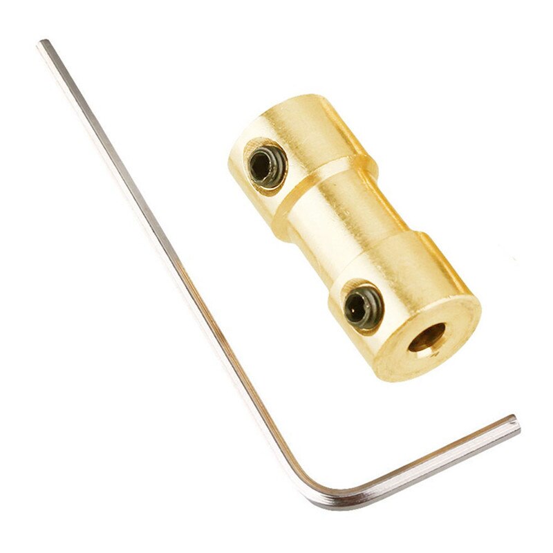 ! 3mm to 3mm Copper DIY Motor Shaft Coupling Joint Connector for Electric Car Toy