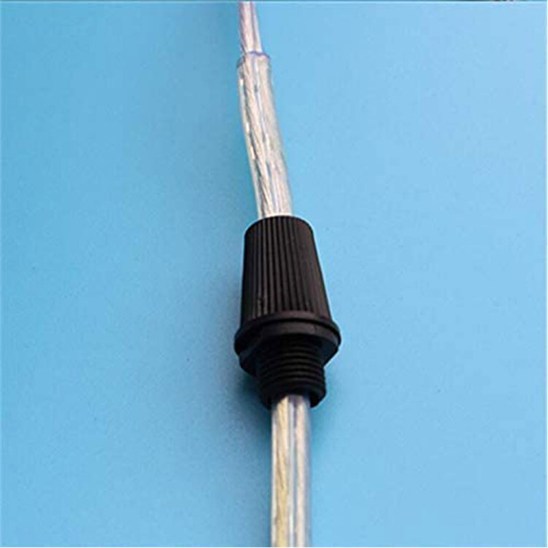 60pcs Plastic Cable Grip Strain Relief Wire Clamp Cord Grip M10×19mm Strain Relief Cord Grip Cable Grip for Ceiling Light