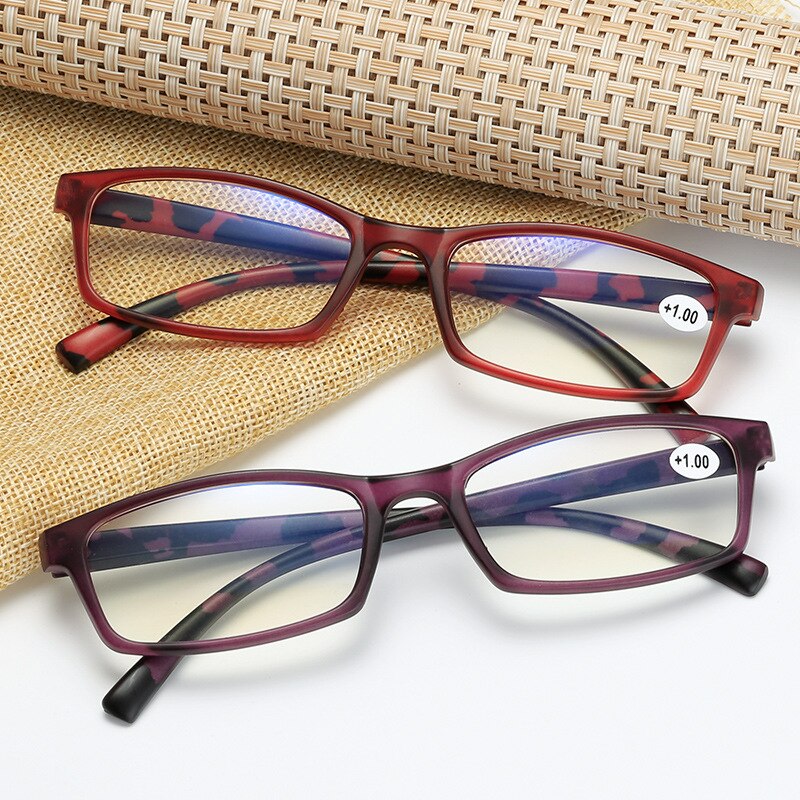 Zilead-Gafas de lectura para padres + 1,5 + 2 + 2,5 + 3 + 3,5 + 4, gafas de miopía, bisagra de cómoda primavera