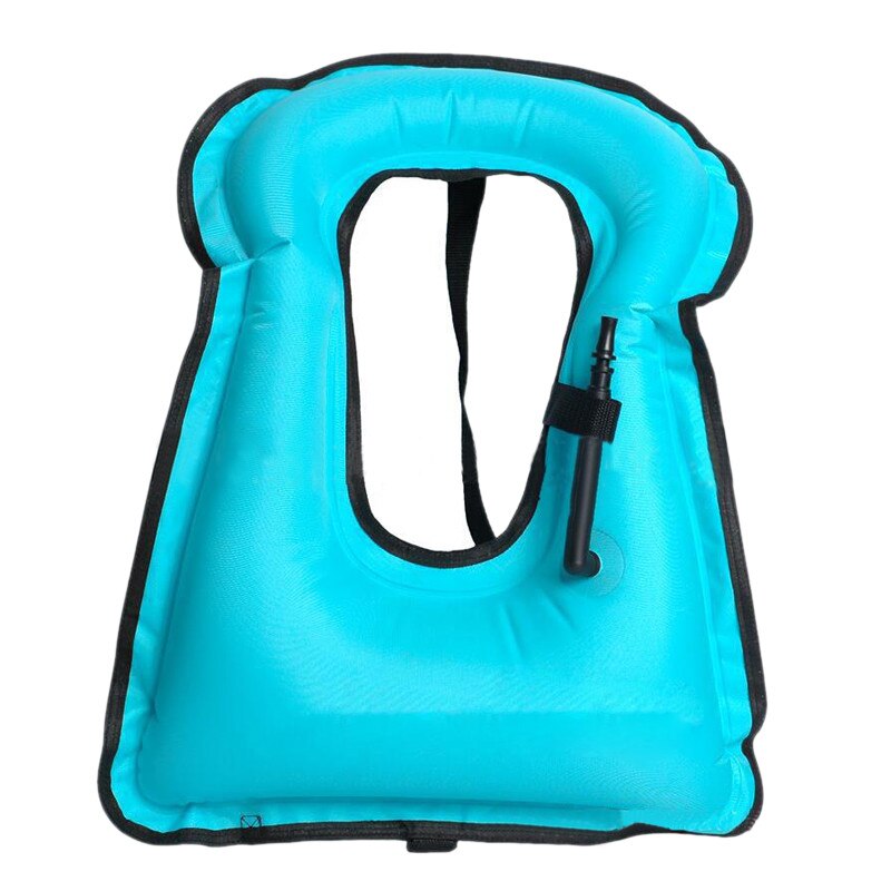Fly Fishing Life Jackets Unisex Inflatable Snorkel Vest Snorkel Jacket Diving Safety Jacke: Blue / 61cmx45cm