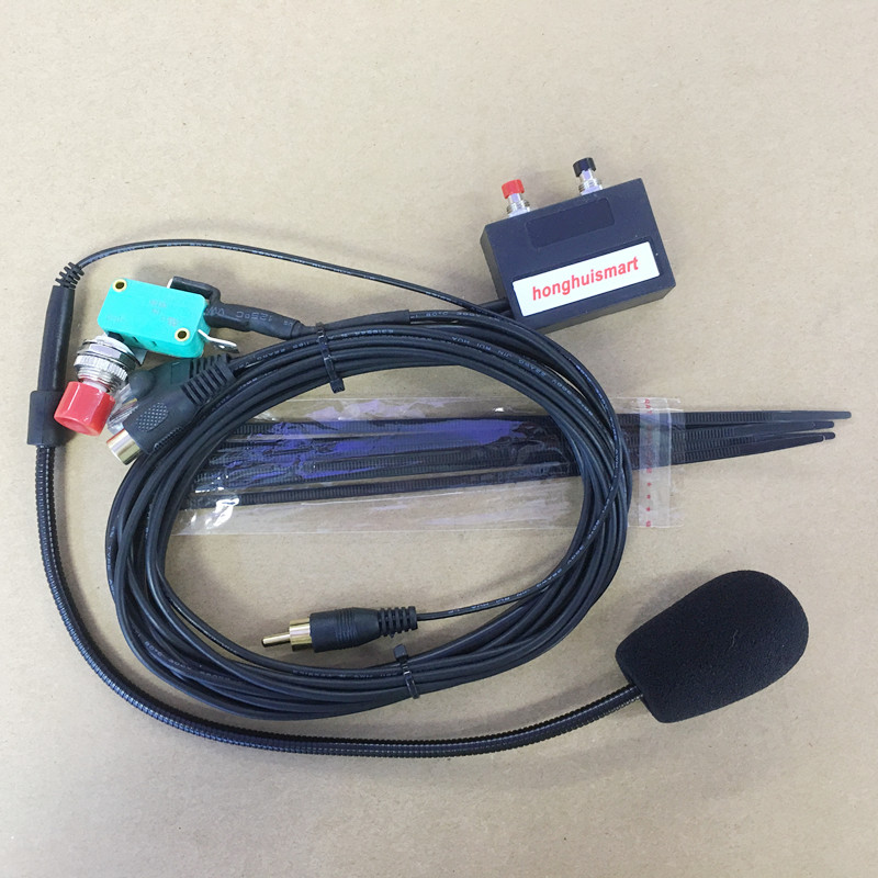 Honghuismart Hand gratis microfoon luidspreker 8 pins voor IC-2200H, IC-2720, IC-2820, IC-V8000 etc auto voertuig radio ham