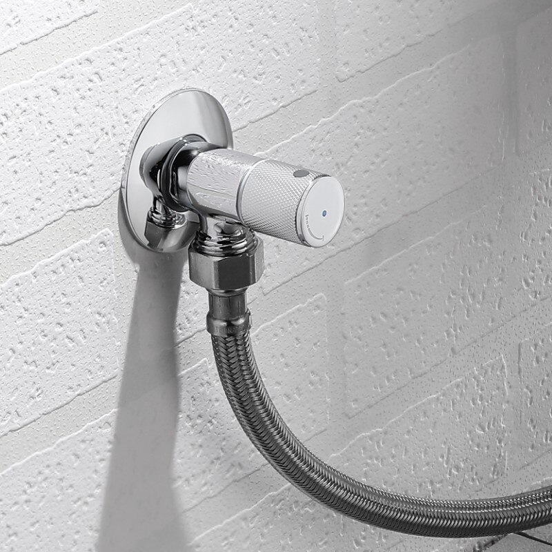 Prevent backflow G1/2 brass water tank toilet angle valve bathroom faucet accessories