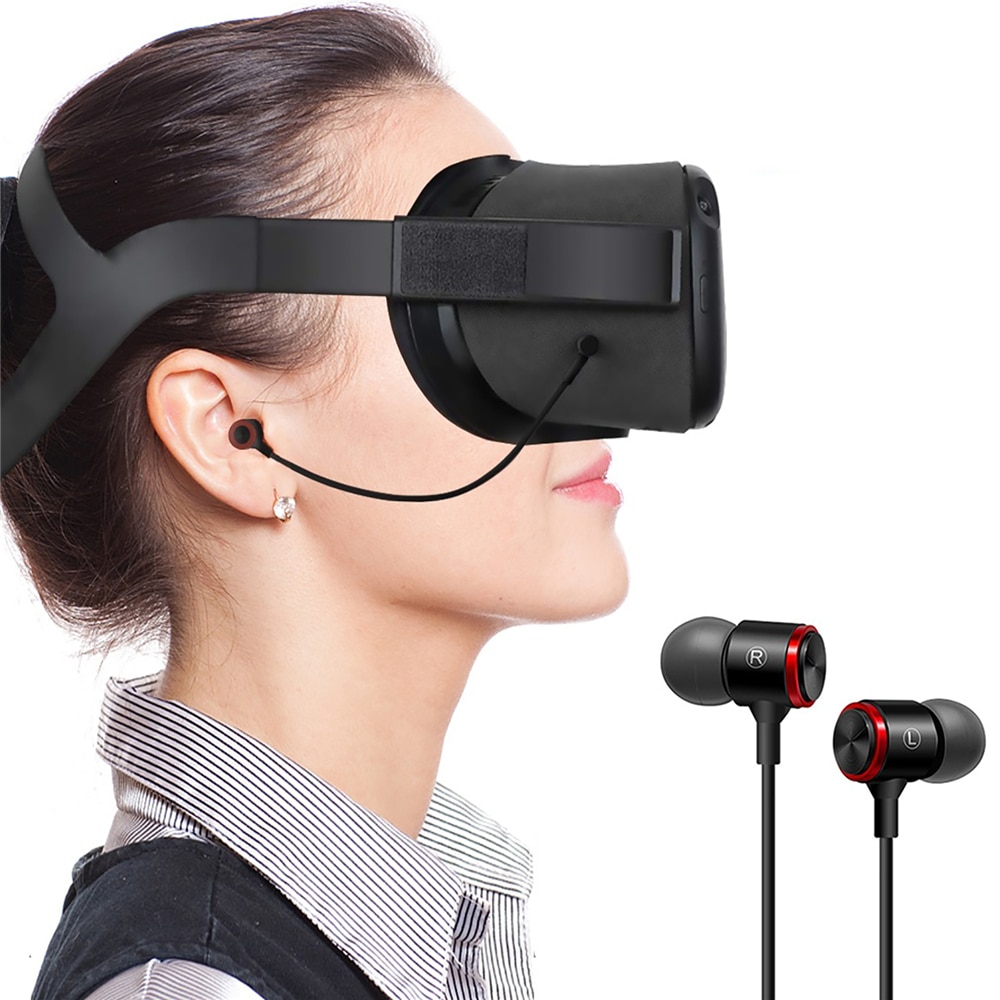 Vr Spel Oortelefoon Bedrade Hoofdtelefoon Voor Oculus Quest Vr Headset Alle-In-een Vr Gaming Accessoires