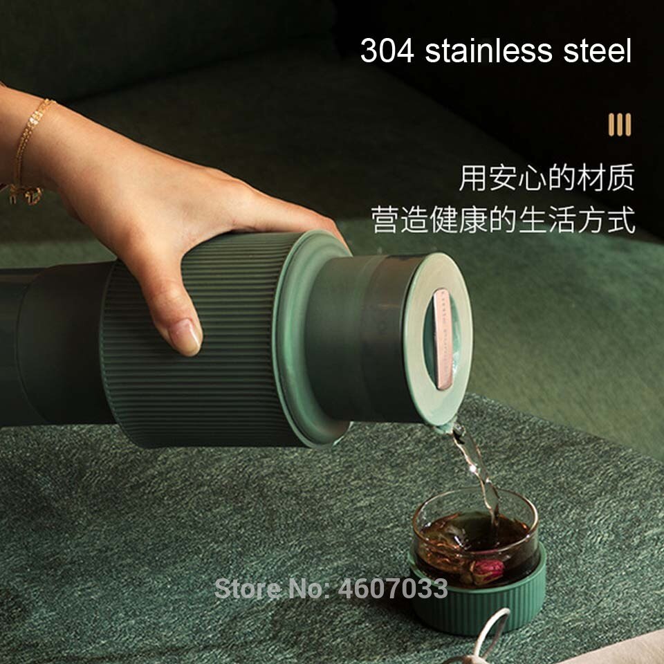 Folding Portable Electric Water Kettle 0.6L Retro Home Travel Mini Handheld Electric Water Flask electric kettle