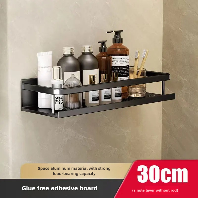 Black Bathroom Shower Room Storage Rack Toiletries Shelf Storage Is Perfect For Bathroom Item Storage: Navy Blue