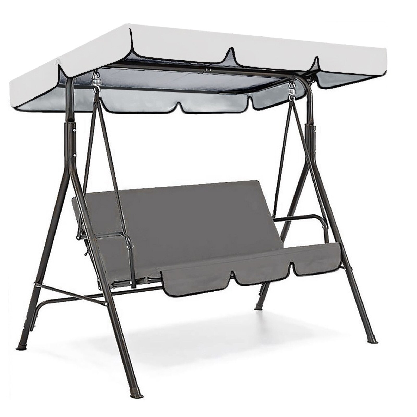 Swing Chair Cover Cushion Garden Patio Seat Replacement Outdoor 3 Seater Hammock Waterproof Dustproof Pads