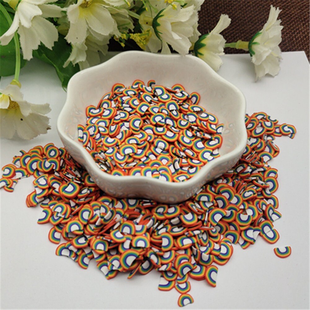 20g kerst halloween bloem vis doe-het-zelf benodigdheden nagels kunst polymeer transparante klei accessoires doe-het-zelf pailletten scrapbook shakes knutselen