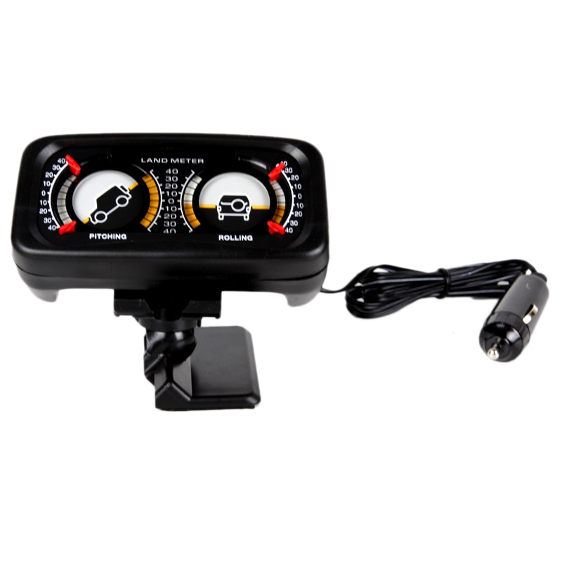 Pantalla de alarma con código de error para coche, pantalla HUD Head-Up, pantalla LCD de alta definición, indicador de inclinación, medidor de tierra con luz LED para Off-Ro