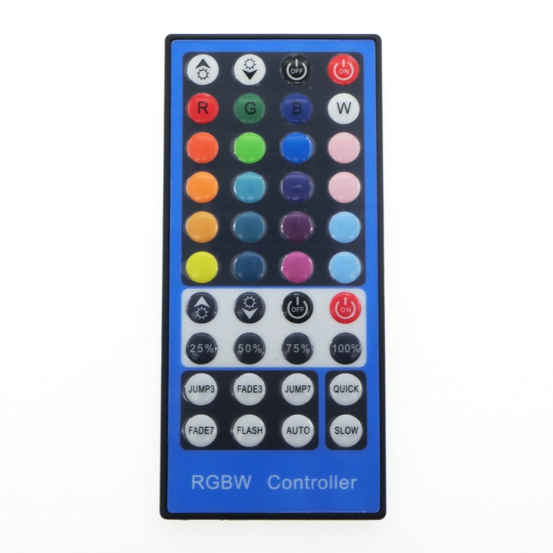 Controlador de tira LED 24V DC 12V IR remoto 40 44KEY RGBW Control regulador tira RGB luz SMD 5050 2835 tira de luces LED