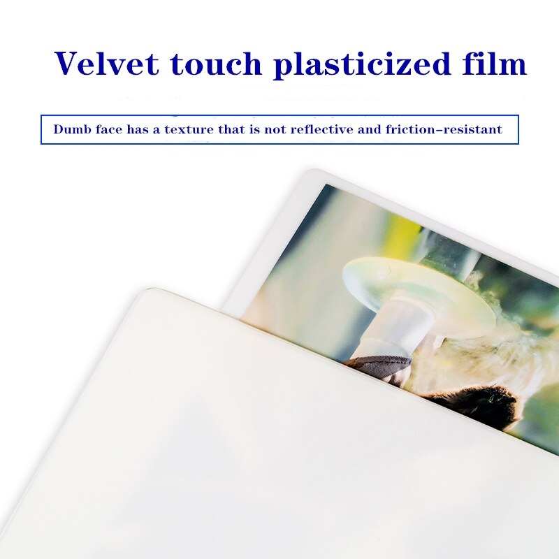 Stum ansigt laminering film  a4 75 mic /3 mil laminator poseark til fotopapir filer laminat termisk 20 stk / sæt yidu sejl