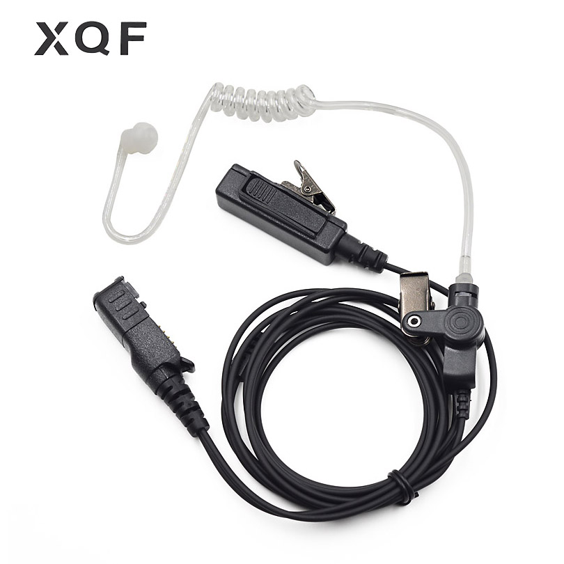 Xqf Walkie Talkie Headset Oortelefoon Ptt Microfoon Voor Motorola Mototrbo DP2000 Xir P6600 P6628 XPR3300 DEP550 DEP570 E8600 Ham Radio